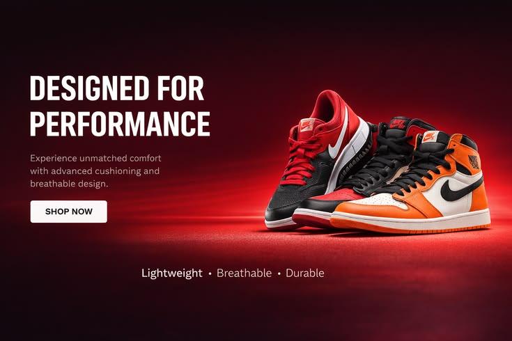 Shoe Web Design
