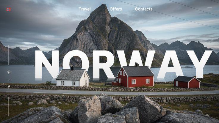 Travelling Web Design UI