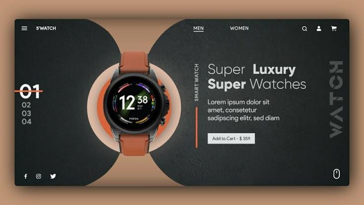 Watch Brand Web Design